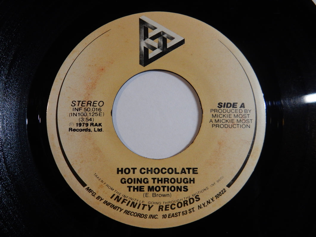 Hot Chocolate - Going Through The Motions / Don't Turn It Off (7inch-Vinyl  Record/Used)