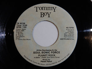 Afrika Bambaataa & Soulsonic Force - Planet Rock (Vocal) / (Instrumental) (7inch-Vinyl Record/Used)