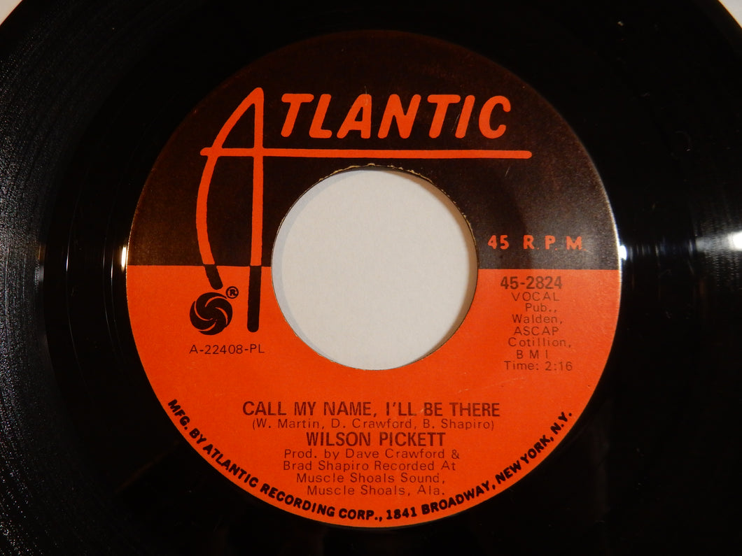 Wilson Pickett - Call My Name, I'll Be There / Woman Let Me Be Down Home (7inch-Vinyl Record/Used)