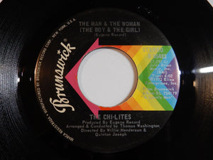 Chi-Lites - A Lonely Man / The Man & The Woman (The Boy & The Girl) (7inch-Vinyl Record/Used)