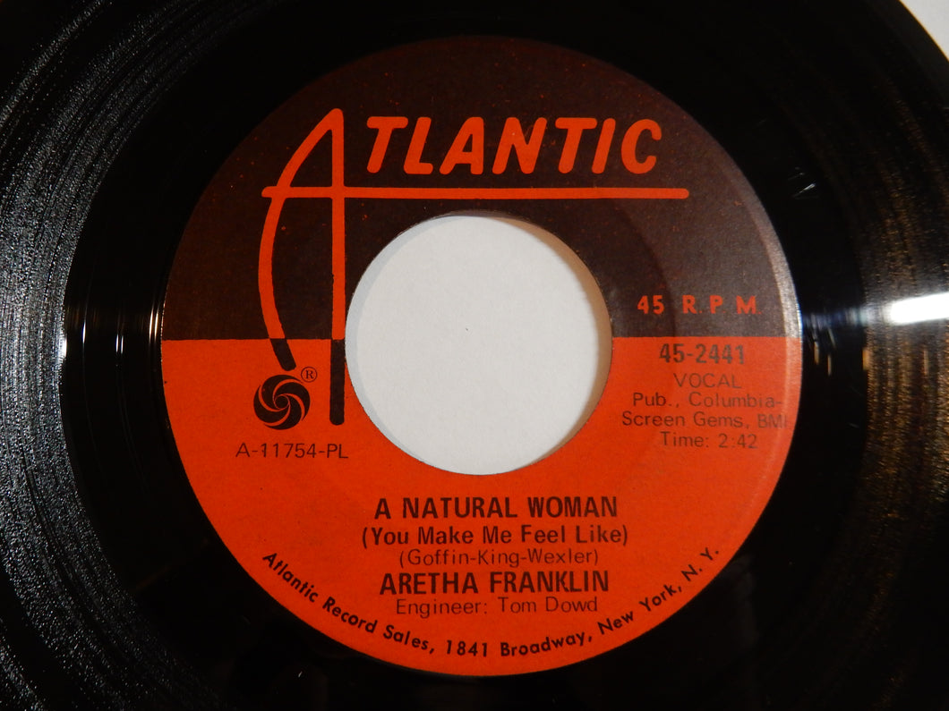 Aretha Franklin - A Natural Woman (You Make Me Feel Like) / Baby Baby Baby (7inch-Vinyl Record/Used)