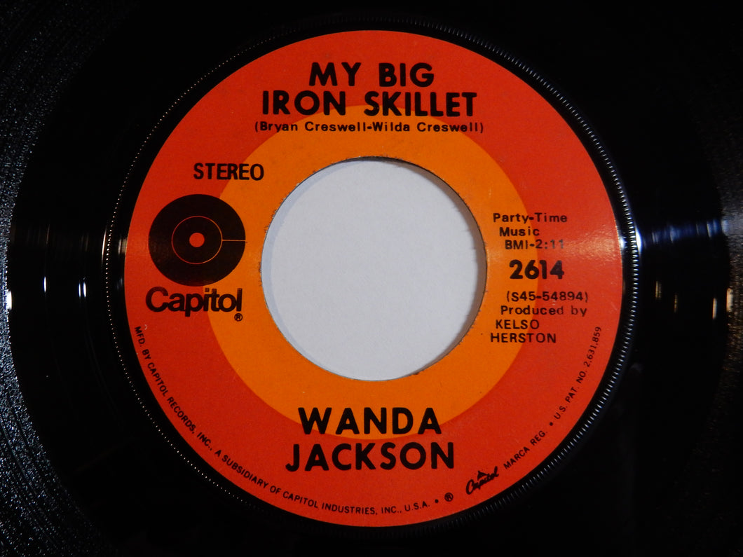 Wanda Jackson - My Big Iron Skillet / The Hunter (7inch-Vinyl Record/Used)