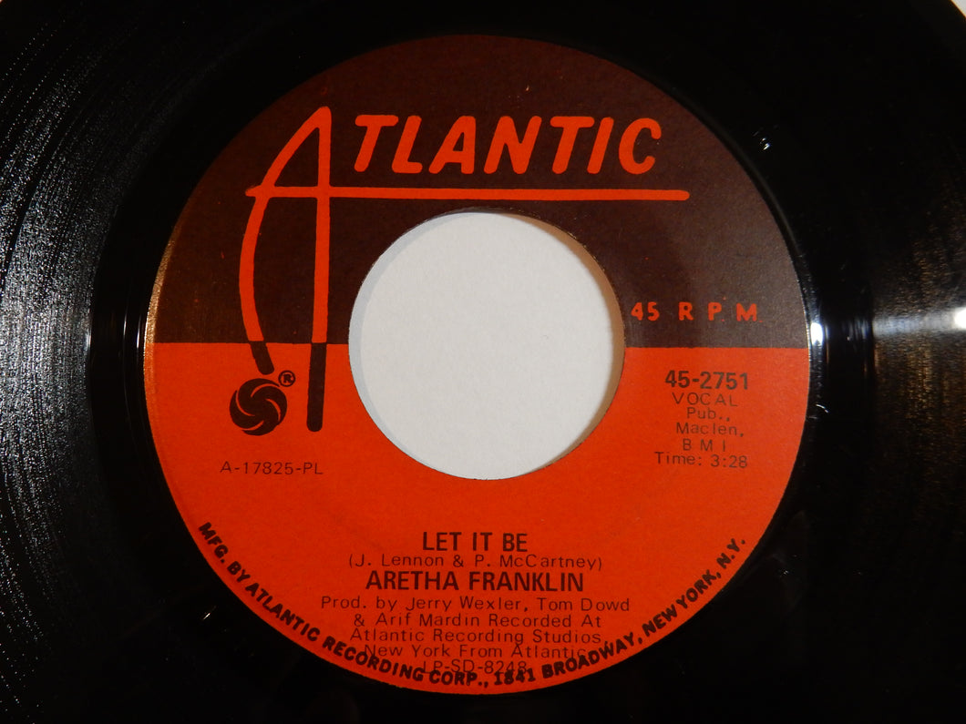 Aretha Franklin - Let It Be / Don't Play That Song (7inch-Vinyl Record/Used)