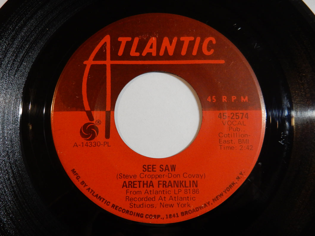 Aretha Franklin - See Saw / My Song (7inch-Vinyl Record/Used)