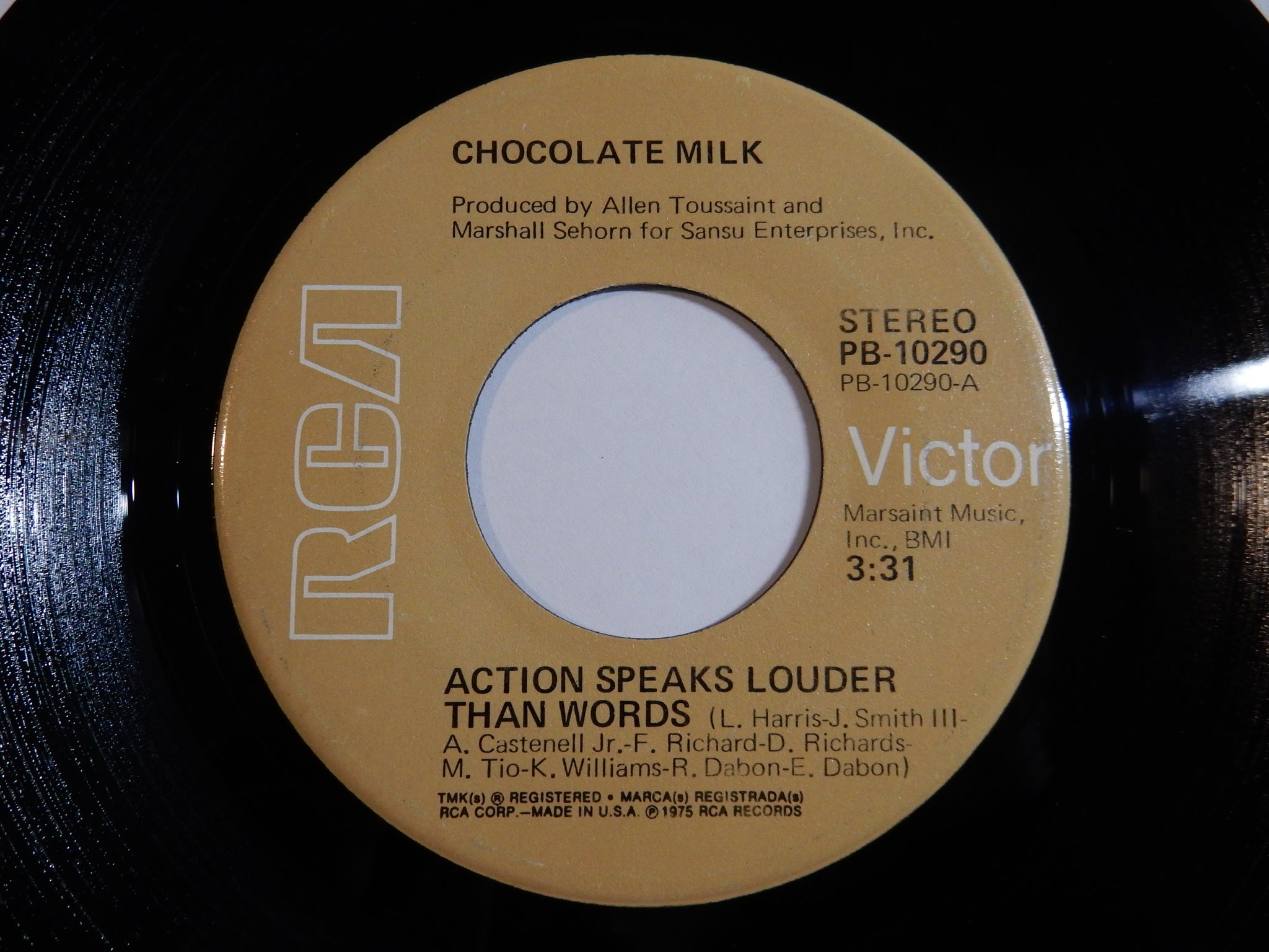 Chocolate Milk - Action Speaks Louder Than Words / Ain't Nothin