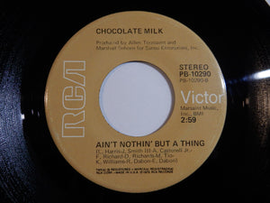 Chocolate Milk - Action Speaks Louder Than Words / Ain't Nothin' But A Thing (7inch-Vinyl Record/Used)