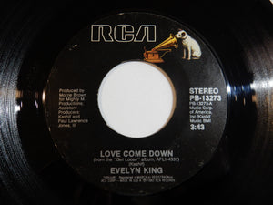 Evelyn King - Love Come Down / (Instrumental) (7inch-Vinyl Record/Used)