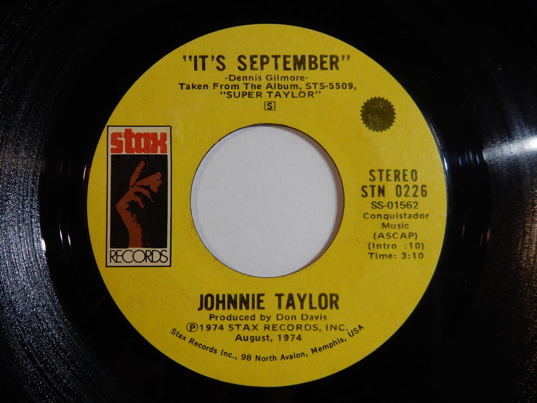 Johnnie Taylor - It's September / Just One Moment (7inch-Vinyl Record/Used)