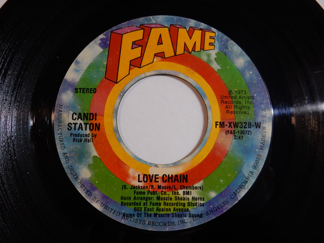 Candi Staton - Love Chain / I'm Gonna Hold On (To What I Got This Time) (7inch-Vinyl Record/Used)