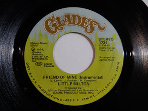 Little Milton - Friend Of Mine / (Instrumental) (7inch-Vinyl Record/Used)