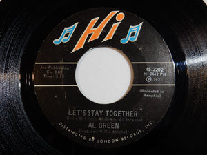 Al Green - Let's Stay Together / Tomorrow's Dream (7inch-Vinyl Record/Used)