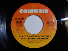 画像をギャラリービューアに読み込む, Gladys Knight And The Pips - Save The Overtime (For Me) / Ain&#39;t No Greater Love (7inch-Vinyl Record/Used)
