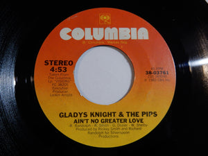 Gladys Knight And The Pips - Save The Overtime (For Me) / Ain't No Greater Love (7inch-Vinyl Record/Used)