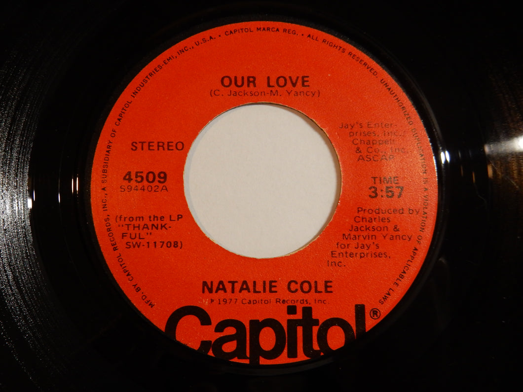 Natalie Cole - Our Love / La Costa (7inch-Vinyl Record/Used)