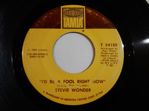 Stevie Wonder - Yester-Me, Yester-You, Yesterday / I'd Be A Fool Right Now (7inch-Vinyl Record/Used)