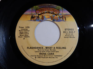 Irene Cara - Flashdance ... What A Feeling / Love Theme From "Flashdance" (Instrumental) (7inch-Vinyl Record/Used)