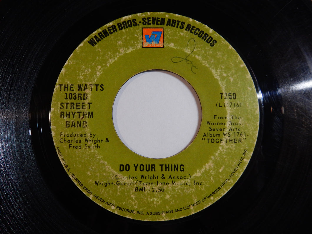 Charles Wright & The Watts 103rd St Rhythm Band - Do Your Thing / A Dance, A Kiss And A Song (7inch-Vinyl Record/Used)