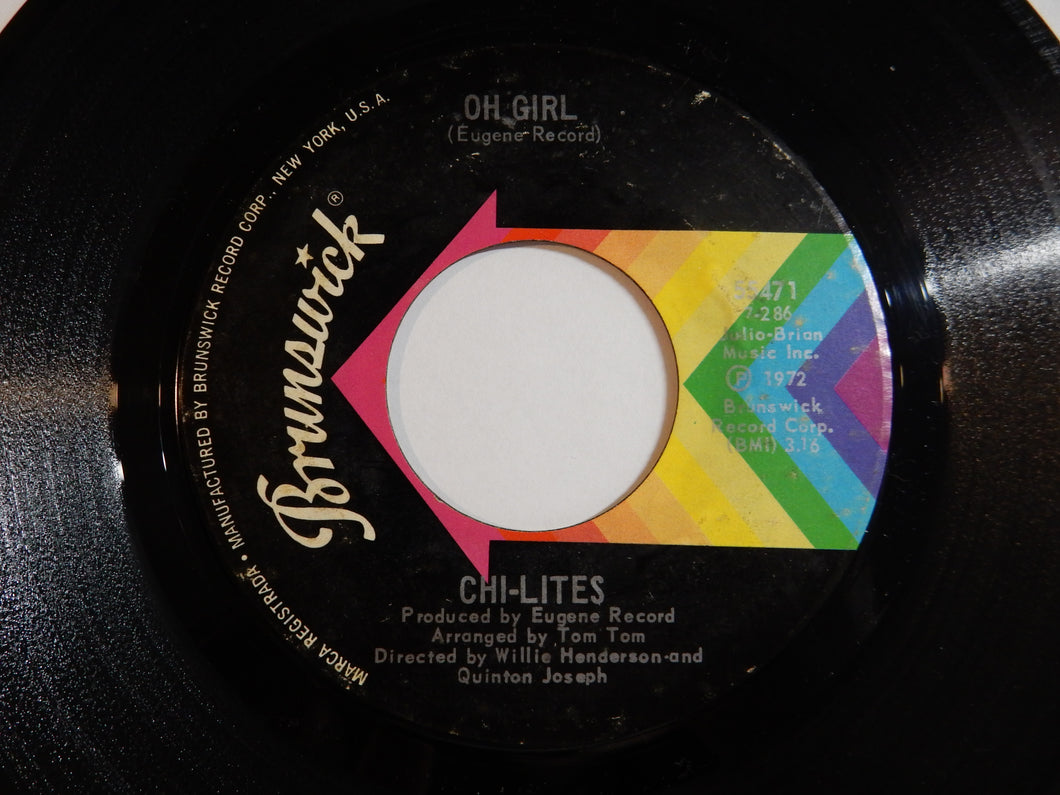 Chi-Lites - Oh Girl / Being In Love (7inch-Vinyl Record/Used)