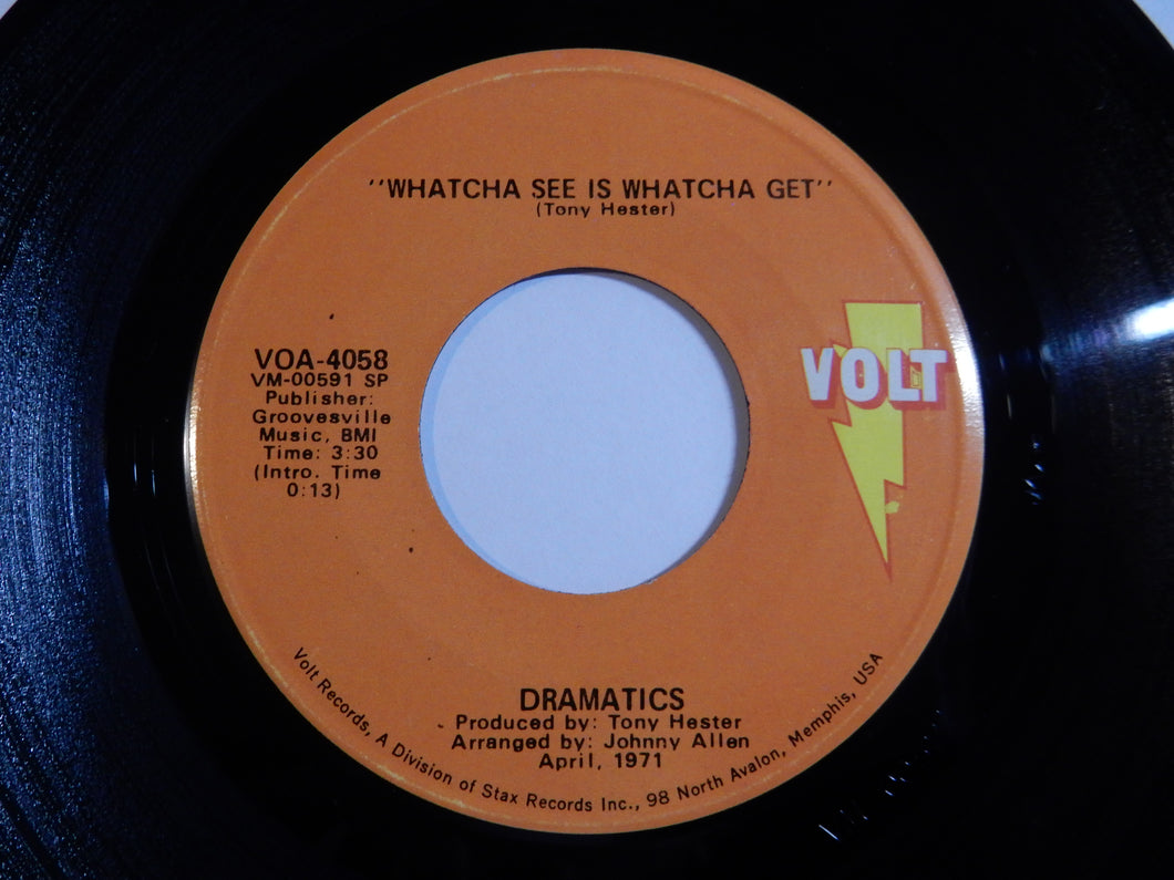 Dramatics - Whatcha See Is Whatcha Get / Thankful For Your Love (7inch-Vinyl Record/Used)