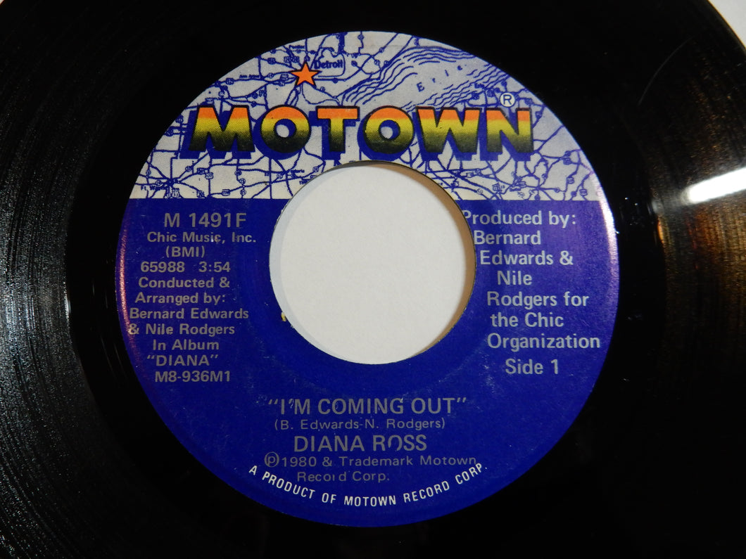 Diana Ross - I'm Coming Out / Give Up (7inch-Vinyl Record/Used)