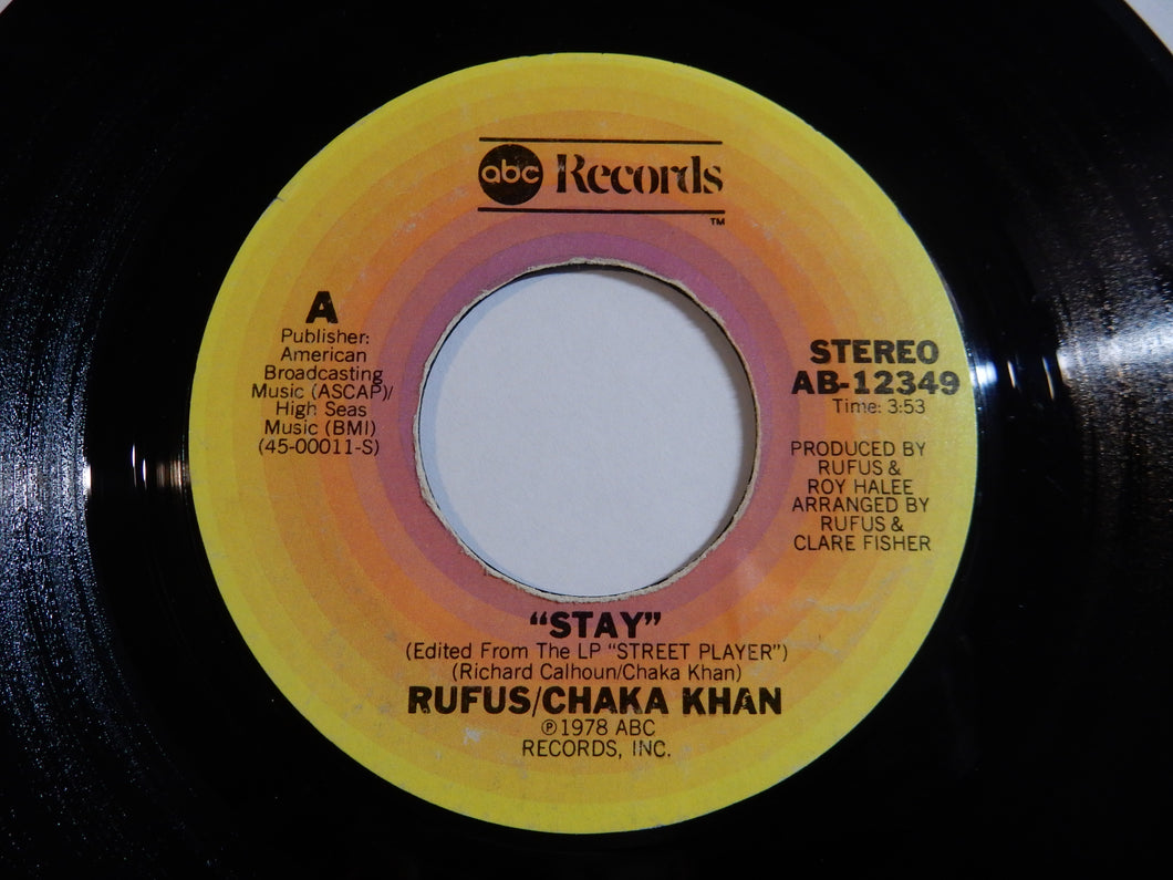 Rufus & Chaka Khan - Stay / Change Your Ways (7inch-Vinyl Record/Used)