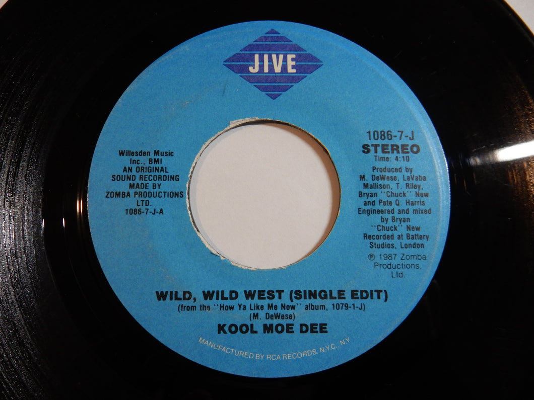 Kool Moe Dee - Wild, Wild West (Single Edit) / (Instrumental) (7inch-Vinyl Record/Used)