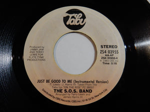 S.O.S. Band - Just Be Good To Me / (Instrumental Version) (7inch-Vinyl Record/Used)