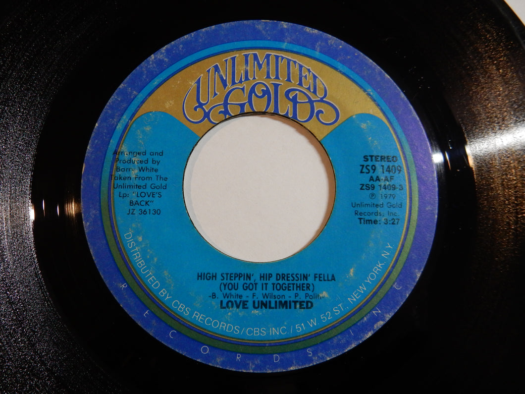 Love Unlimited - High Steppin', Hip Dressin' Fella (You Got It Together) / (Instrumental) (7inch-Vinyl Record/Used)