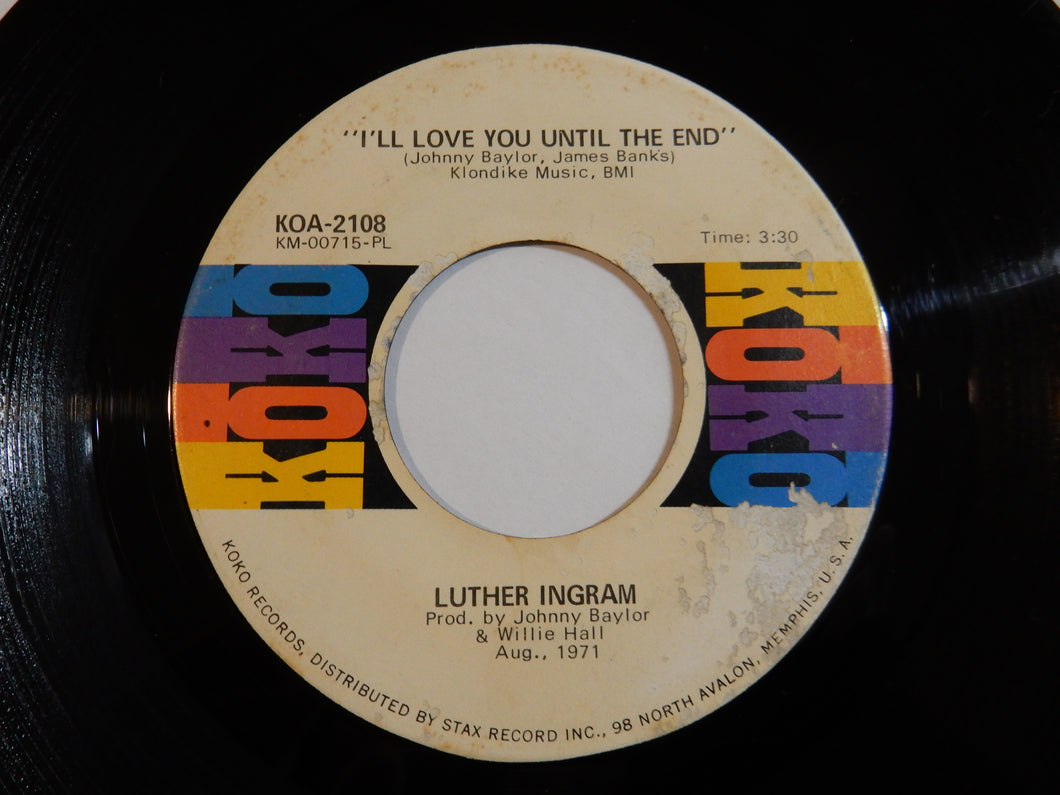 Luther Ingram - I'll Love You Until The End / Ghetto Train (7inch-Vinyl Record/Used)