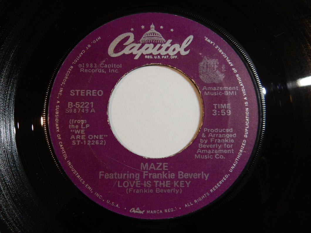 Maze Featuring Frankie Beverly - Love Is The Key / Lady Of Magic (7inch-Vinyl Record/Used)