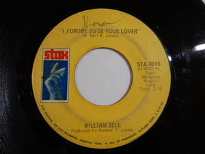 William Bell - I Forgot To Be Your Lover / Bring The Curtain Down (7inch-Vinyl Record/Used)