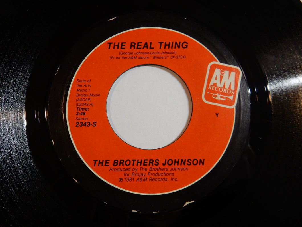 Brothers Johnson - The Real Thing / I Want You (7inch-Vinyl Record/Used)