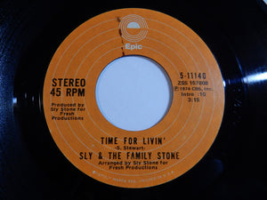 Sly & The Family Stone - Time For Livin' / Small Talk (7inch-Vinyl Record/Used)