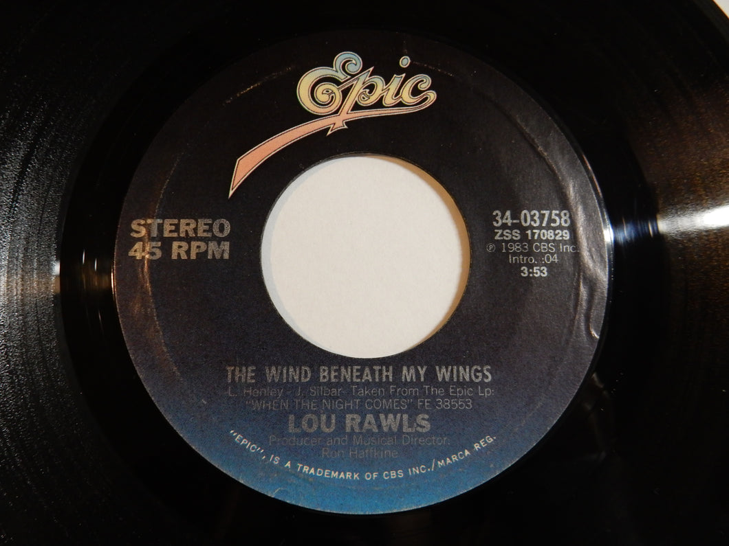 Lou Rawls - The Wind Beneath My Wings / Midnight Sunshine (7inch-Vinyl Record/Used)