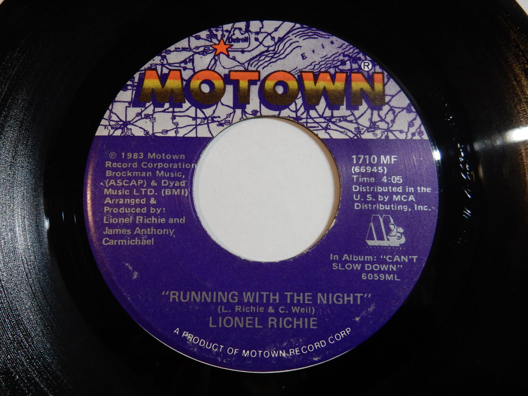 Lionel Richie - Running With The Night / Serves You Right (7inch-Vinyl Record/Used)