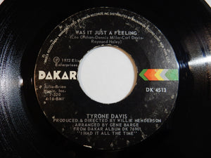 Tyrone Davis - If You Had A Change In Mind / Was It Just A Feeling (7inch-Vinyl Record/Used)