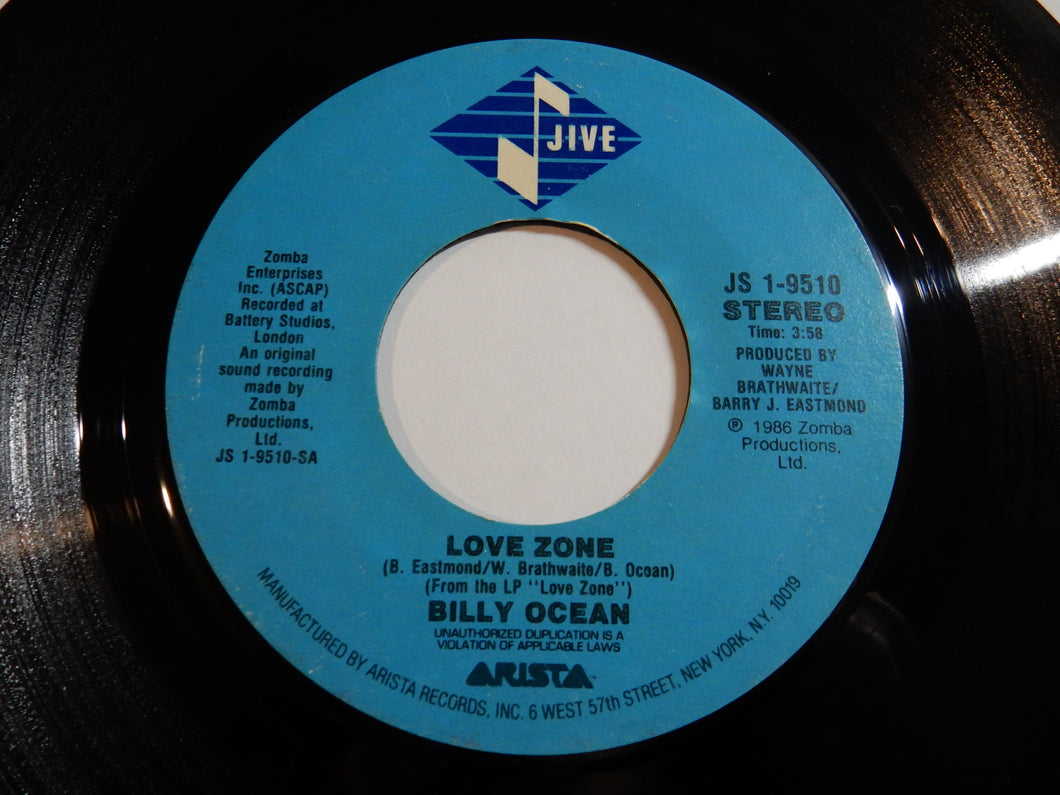 Billy Ocean - Love Zone / (Instrumental Version) (7inch-Vinyl Record/Used)