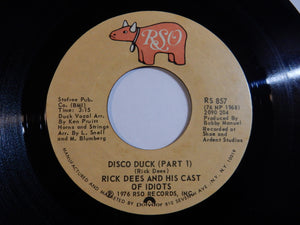 Rick Dees & His Cast Of Idiots - Disco Duck / (Instrumental) (7inch-Vinyl Record/Used)