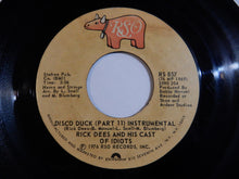 画像をギャラリービューアに読み込む, Rick Dees &amp; His Cast Of Idiots - Disco Duck / (Instrumental) (7inch-Vinyl Record/Used)
