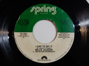 Millie Jackson - I Had To Say It / It's Gonna Take Some Time This Time (7inch-Vinyl Record/Used)