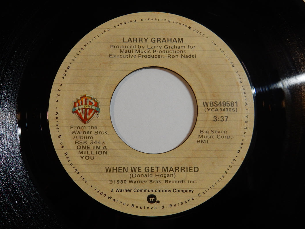 Larry Graham - When We Get Married / Tonight (7inch-Vinyl Record/Used)