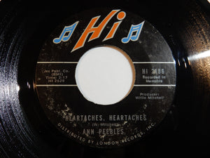 Ann Peebles - I Pity The Fool / Heartaches, Heartaches (7inch-Vinyl Record/Used)