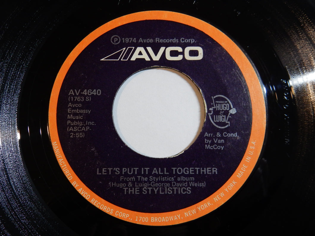 Stylistics - Let's Put It All Together / I Take It Out On You (7inch-Vinyl Record/Used)