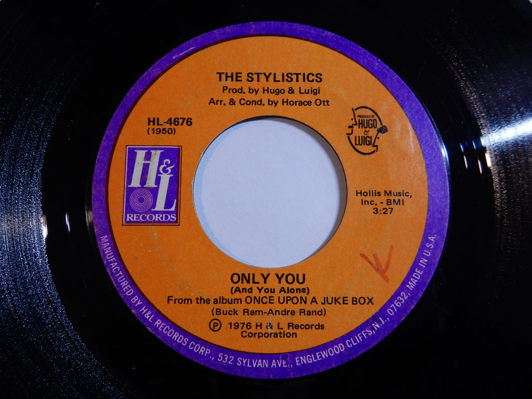 Stylistics - Only You (And You Alone) / What Goes Around Comes Around (7inch-Vinyl Record/Used)