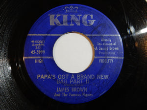 James Brown & The Famous Flames - Papa's Got A Brand New Bag (Part 1) / (Part 2) (7inch-Vinyl Record/Used)