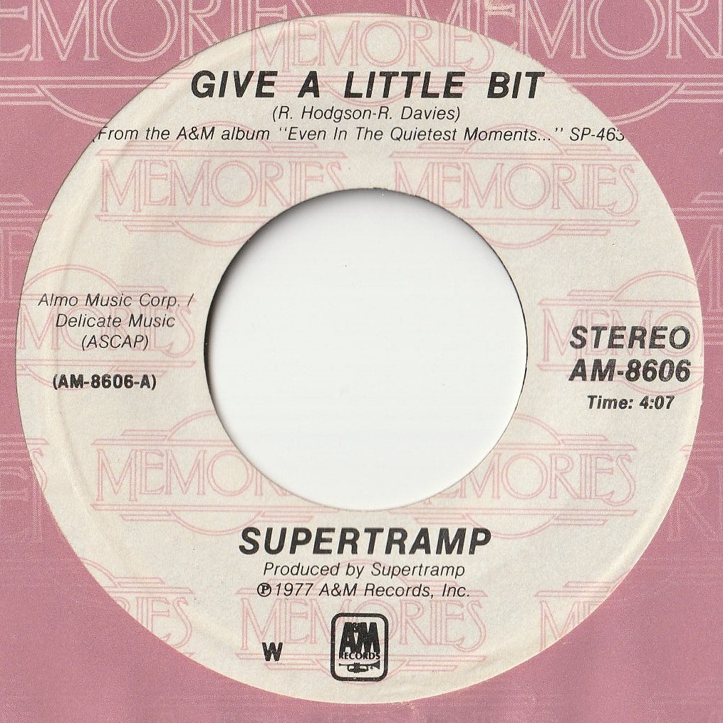 Supertramp - Give A Little Bit / Dreamer (7inch-Vinyl Record/Used)