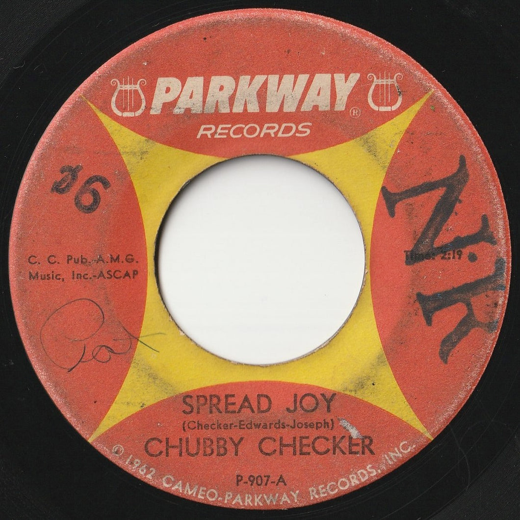 Chubby Checker - Spread Joy / Hey, Bobba Needle (7inch-Vinyl Record/Used)
