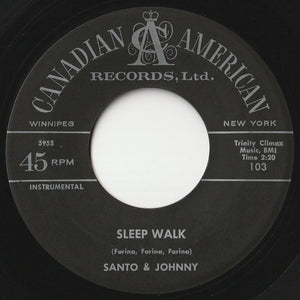 Santo & Johnny - Sleep Walk / All Night Diner (7inch-Vinyl Record/Used)