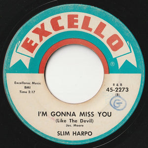 Slim Harpo - Baby Scratch My Back / I'm Gonna Miss You (Like The Devil) (7inch-Vinyl Record/Used)