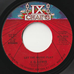 J. G. Lewis - Let The Music Play / (Instrumental) (7inch-Vinyl Record/Used)